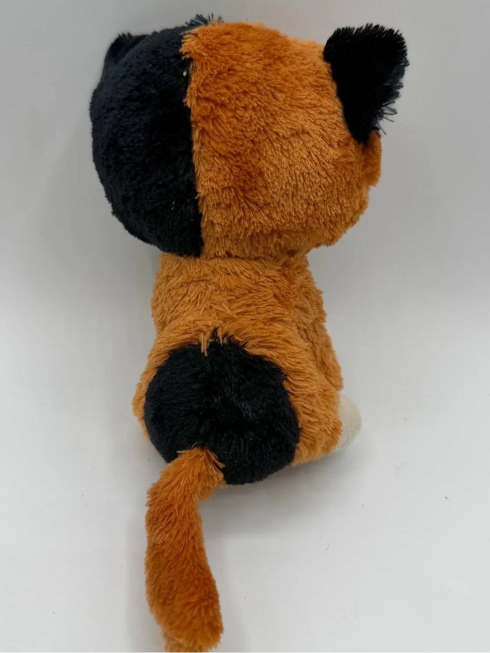 Ty Beanie Boos Tauri Calico Cat Plush 6” Retired Pink Glitter Eyes 2015